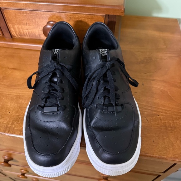 Nike Air Force one pixel sneakers black women’s size 12 shoes - Picture 6 of 12